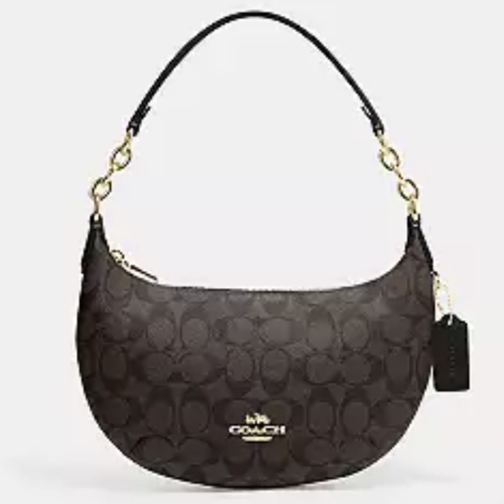 Coach...Payton Hobo Bag In Signature Canvas